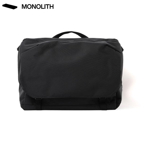 モノリス ショルダー プロ フラップＭ ブラック ビジネスバッグ PC収納 通勤 メッセンジャーバッ...