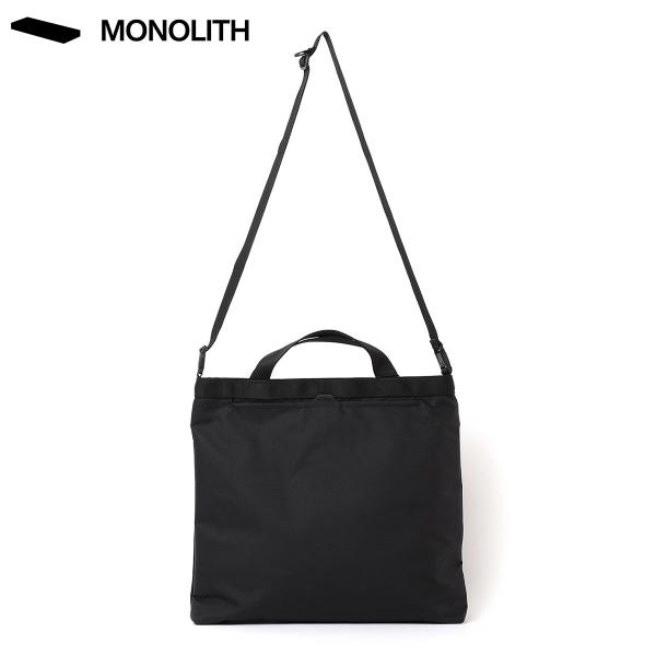 モノリス トートショルダースタンダード M ブラック 斜め掛け シンプル ハンドルバッグ 旅行 貴重...