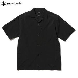 スノーピーク トップス(メンズ) Breathable Quick Dry Polo Shirt  M  Black snow peak（スノーピーク） トップス(メンズ) Breathable Quick Dry
