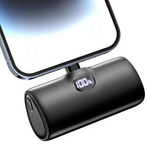 大特価1000円 モバイルバッテリー 5000mAh 大容量 小型 軽量 iphone MFi認証 Lightningコネクター内蔵 急速充電 スマホ充電器 iPhone iPad Airpods