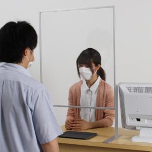 受け渡し口付き卓上パーテーションMロング 飛沫...の詳細画像2