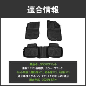 【4WD車用】 3D フロアマット タフト 3...の詳細画像1