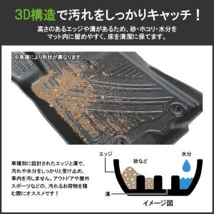 【4WD車用】 3D フロアマット タフト 3...の詳細画像5