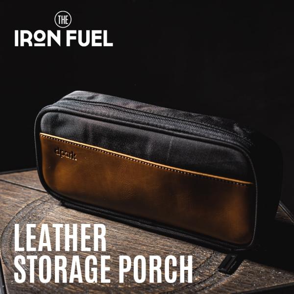 レザー ストレージポーチ｜整理 ポーチ 小分け 旅行 PCバッグ 電源 収納ケース トラベルポーチ ...