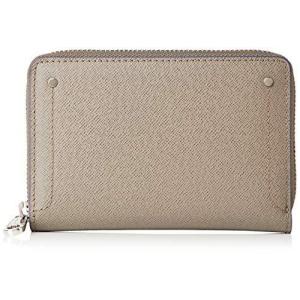 [キーファーノイ] ラウンドミドル財布 ソッティーレ サフィアーノレザー 長財布 ラウンドファスナー 傷が付きにくい グレーの商品画像