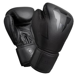 パンチンググローブ ボクシンググローブ LangRay boxing gloves 立体構造 肉厚クッション キックボクシング スパーリング 空手 ムの商品画像