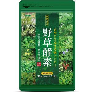 シードコムス 野草酵素 サプリメント 野菜 野草 果物 発酵 熟成 ダイエット (約3ヶ月分 90粒)