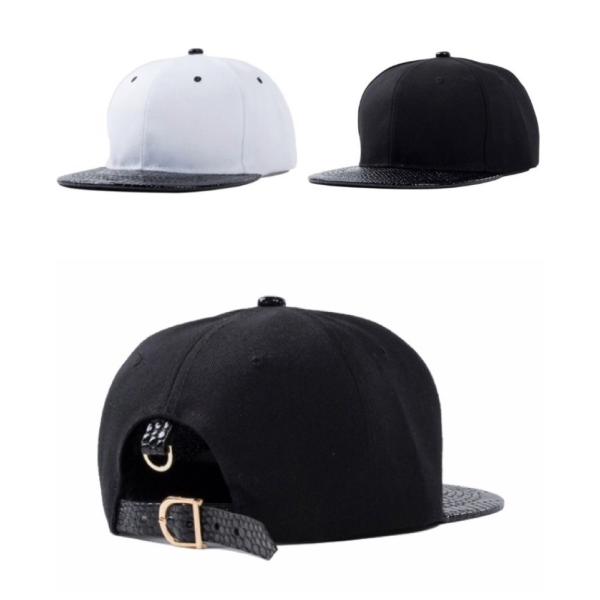 キャップ 野球帽 つばコルク 帽子 バイカラー 白 黒