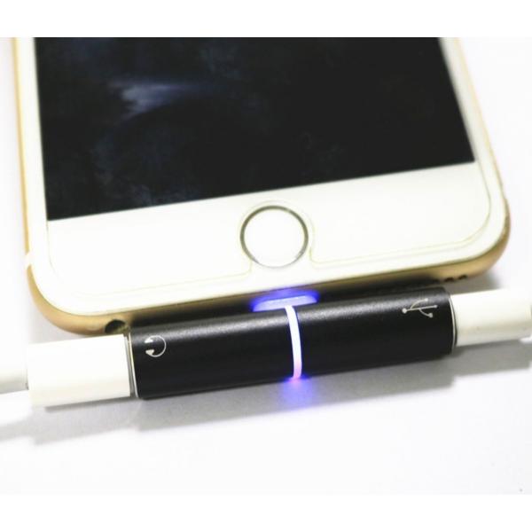 iphone ライトニング イヤホン イヤホンジャック アダプタ 音楽急速同時充電 高音質　平らなジ...