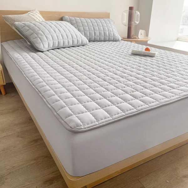 寝室用マットレスプロテクター 単色単色ベッド用ベッドカバー 160 180 200x200