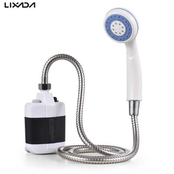 屋外キャンプシャワー USB充電式電動シャワーポンプ キャンピングカー ガーデニング ペットの洗浄