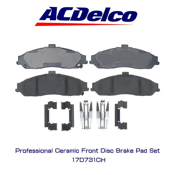 AC Delco ブレーキパッド 17D731MHF1 フロント CHEVROLET CORVETT...