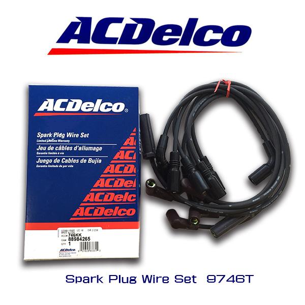 AC Delco スパークプラグワイヤーセット 9746T アストロ/サファリ用/アメ車/シボレー/...