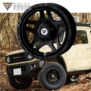 スズキ SUZUKI ジムニー シエラ JB74W 『ホイール4本セット』 DELTAFORCE OVERLANDER デルタフォース オーバーランダー 16x6.0J 5H139.7 ET-5 マットブラック｜6degrees