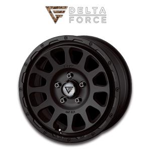 DELTA FORCE OVAL 16インチ 7.0J +35 5-114.3 ブラックマシニング 4本