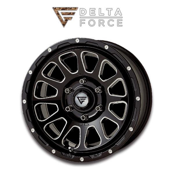 トヨタ プラド PRADO ハイラックス HILUX 『ホイール4本セット』 DELTA FORCE...