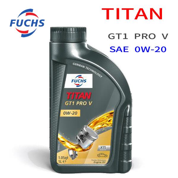FUCHS フックス エンジンオイル TITAN GT1 PRO V SAE 0W-20 1L A6...