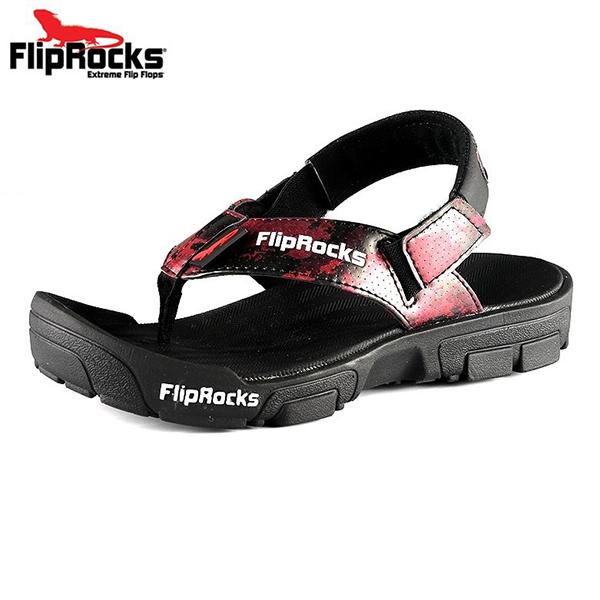 FlipRocks（フリップロックス）フリップフロップ レッド カモフラージュ 25cm〜30cm ...