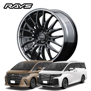 40系 アルファード ヴェルファイア【送料無料・4本セット】RAYS レイズ ホイール HOMURA 2x9BD 20x8.5J +45 5-120 グロッシーブラック/リムDC(BAK)｜6degrees