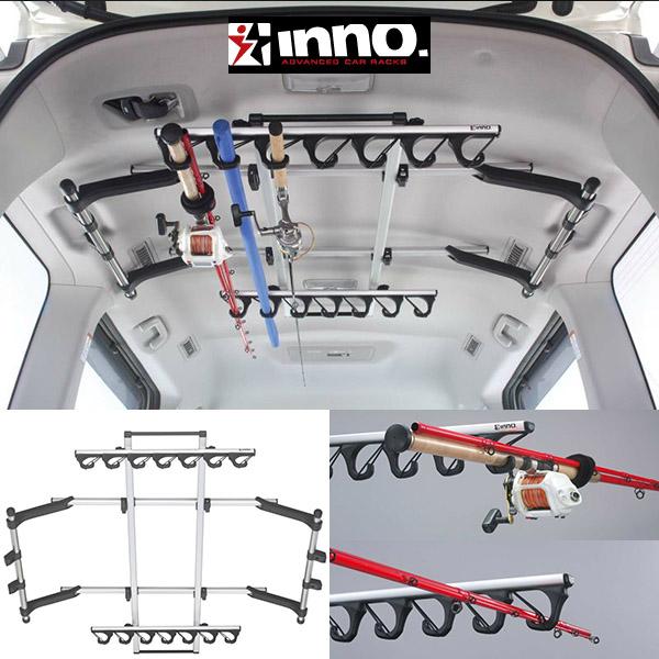 スズキ ジムニー ジムニーシエラ INNO イノー ロッドホルダーJフック7 【7本積】IF14 フ...