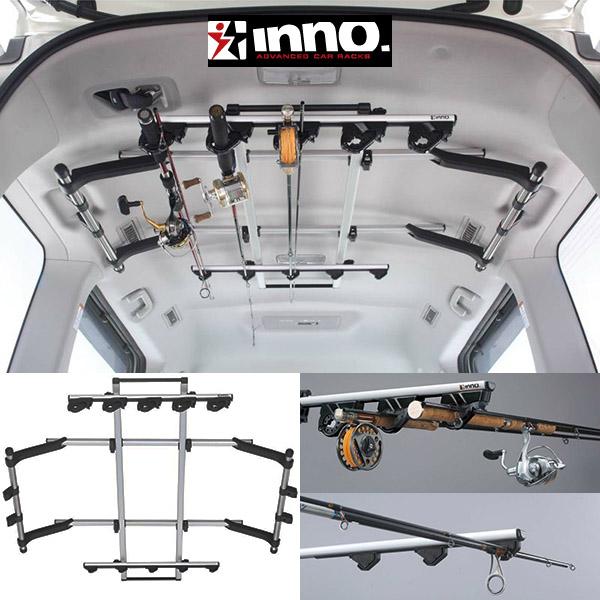 ミツビシ デリカD5 アウトランダー INNO イノー ロッドホルダーデュアル5 【5本積】IF16...