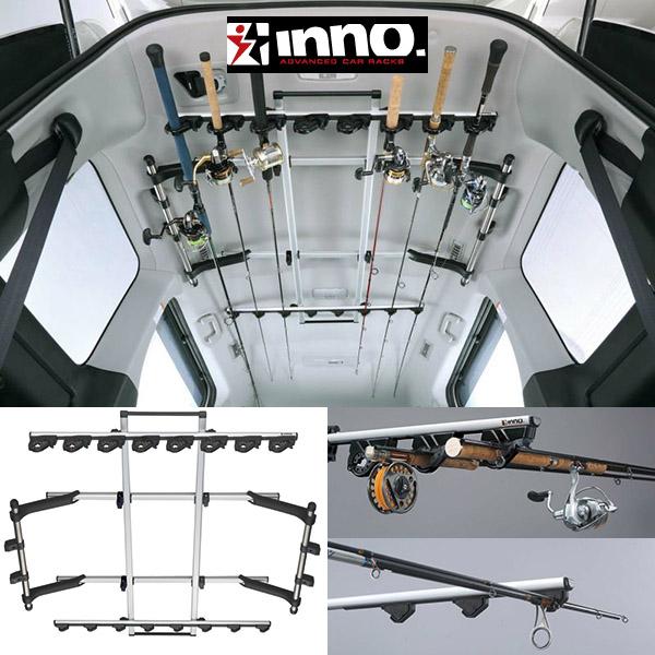 ホンダ Nバン N-VAN INNO イノー ロッドホルダーデュアル8 【8本積】IF17 フィッシ...