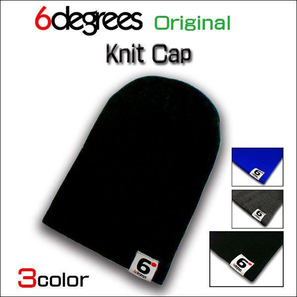 6DEGREES ORIGINAL/KNIT CAP/BLACK/シックスディグリーズ オリジナル/...