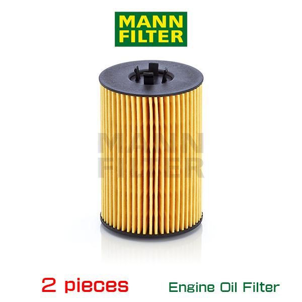 2個セット VW AUDI TDI エンジンオイルフィルター MANN FILTER マンフィルター...