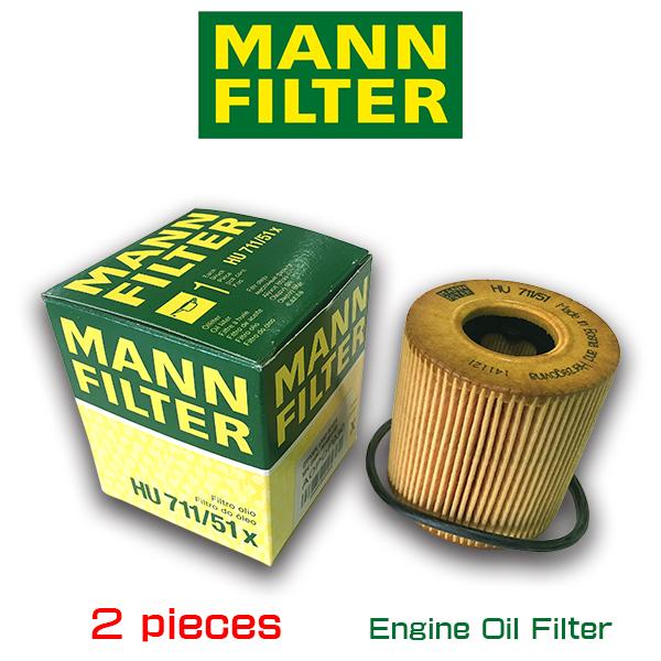 お買い得2個セット/MANN FILTER マンフィルター W711/51x /BMW MINI R...