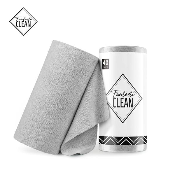 FantastiCLEAN ファンタスティックリーン マイクロファイバークロス 40枚 30cm x...