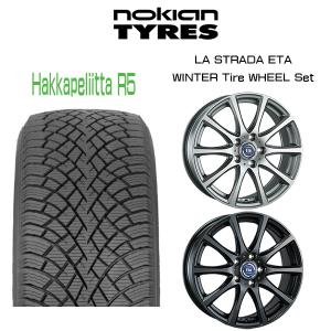 ノア・ヴォクシー R80/85系 『ノキアンスタッドレス・ホイール4本セット』nokian HAKKAPELIITTA R5 205/60R16 TIRADO ETA （イータ）16×6.5J 5H/114.3 +48