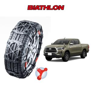 カーメイト バイアスロンクイックイージー QE20 ランドクルーザープラド バイアスロン タイヤチェーン クイックイージー BIATHLON Quick easy