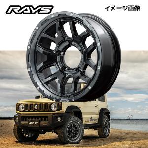 送料無料 RAYS レイズ ホイール DAYTNA デイトナ F6 boost for JIMNY SIERRA 16x6J -5 5H/139.7 ジムニー シエラ (JB74) 専用設計 セミグロスブラック(N1)｜6degrees