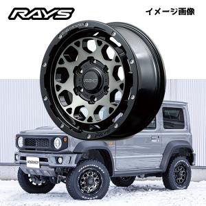 SUZUKI JIMNY スズキ ジムニー JB64W【送料無料・4本セット】RAYS レイズ ホイール DAYTONA M9+ 16x5.5J +20 ブラック/ディスククリアスモーク(BEL)｜6degrees