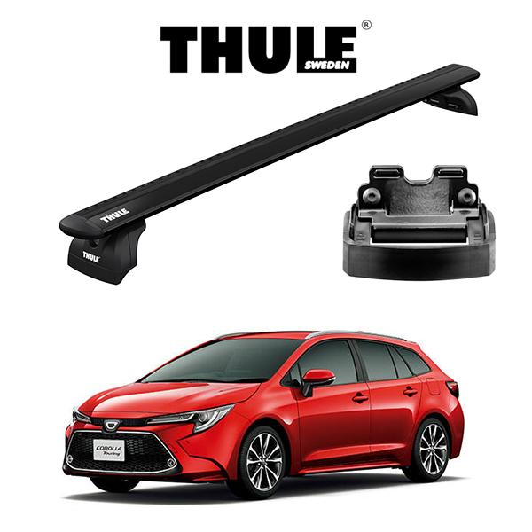 トヨタ カローラツーリング メーカーオプションルーフレール付き車 R1/9〜 ウィングバー EVO ...