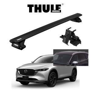 くくちゃん　Mazda CX8 CX5用　キャリアベース付き THULE マツダ CX-8 ダイレクトルーフレール付車 スクエアバー