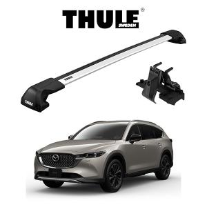 マツダ CX-8 ダイレクトルーフレール付車 ウィングバー EDGE ルーフラック 『車種別セット』THULE Base carriers （スーリーベースキャリア） キャリアラック｜6degrees