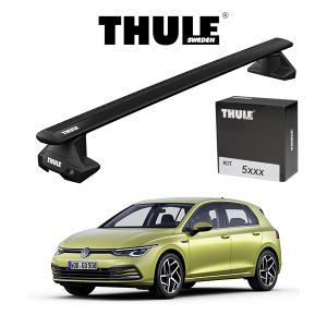 THULE フォルクスワーゲン ゴルフ7 VW GOLF7 ルーフラック 『車