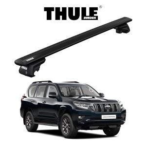 トヨタ ランドクルーザー プラド 150系 ルーフレール付き車  ウィングバー EVO （ブラック）THULE スーリーベースキャリア｜6degrees