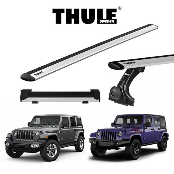 THULE  （ベースキャリア）ウイングバー EVO スノーパック エクステンダー セット JEEP...