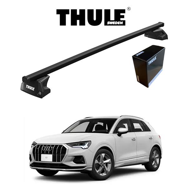 AUDI アウディ Q3 ダイレクトレール付車両  スクエアバー ルーフラック 『車種別セット』TH...