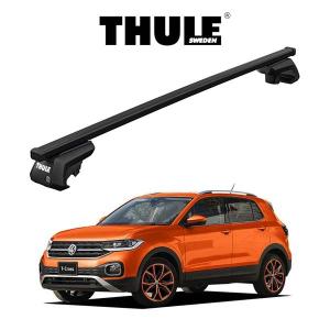 VW T-Cross スクエアバー ルーフラック 『車種別セット』THULE Base carriers （スーリーベースキャリア） キャリアラック パーツ｜6degrees