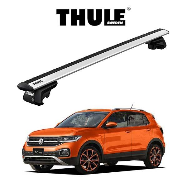 VW T-Cross ウィングバー EVO ルーフラック 『車種別セット』THULE Base ca...