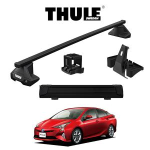 THULE Base carriers （スーリーベースキャリア）スクエアバー スノーパック エクステンダー（ブラック） セット ZVW50系 トヨタ プリウス｜6degrees