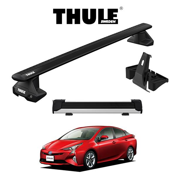 THULE スーリーベースキャリア ウイングバー EVO（ブラック） スノーパック エクステンダー ...