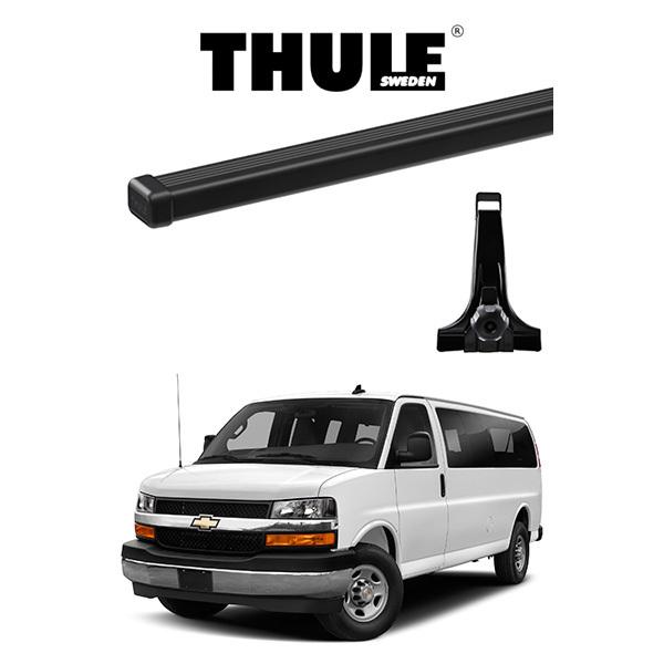 シボレー エクスプレス CHEVROLET EXPRESS ルーフラック 『車種別セット』THULE...