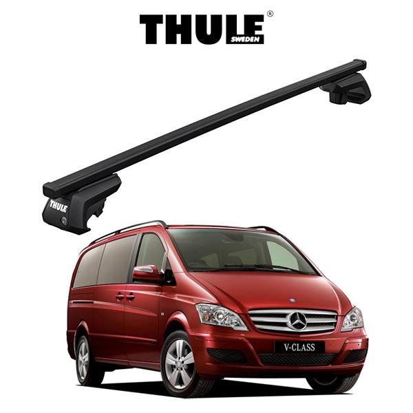『車種別セット』THULE スーリーベースキャリア スクエアバー BENZ V-Class ベンツ ...