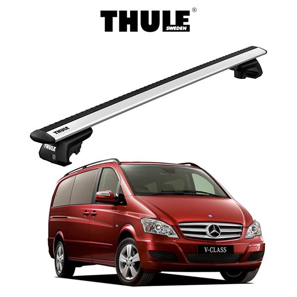 『車種別セット』THULE スーリーベースキャリア ウイングバーEVO  BENZ V-Class　...