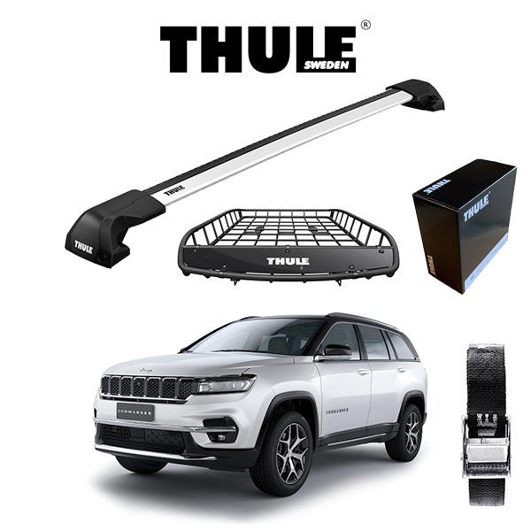 ジープ コマンダー JEEP COMMANDER THULE スーリーベースキャリア ウィングバー ...