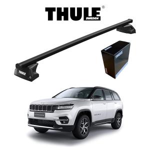 ジープ コマンダー JEEP COMMANDER ダイレクトルーフレール付車 2022y〜『車種別セット』THULE Base carriers （スーリーベースキャリア）スクエアバー 　｜6degrees